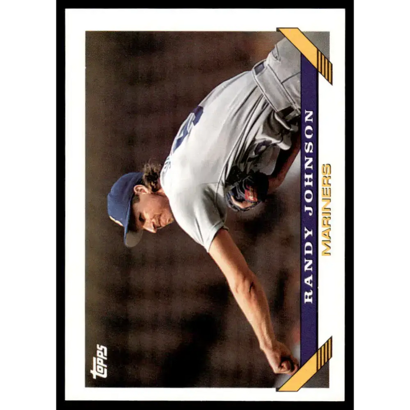 1993 Topps #460 Randy Johnson EX/NM Seattle Mariners Baseball Card - Baseball Card Single