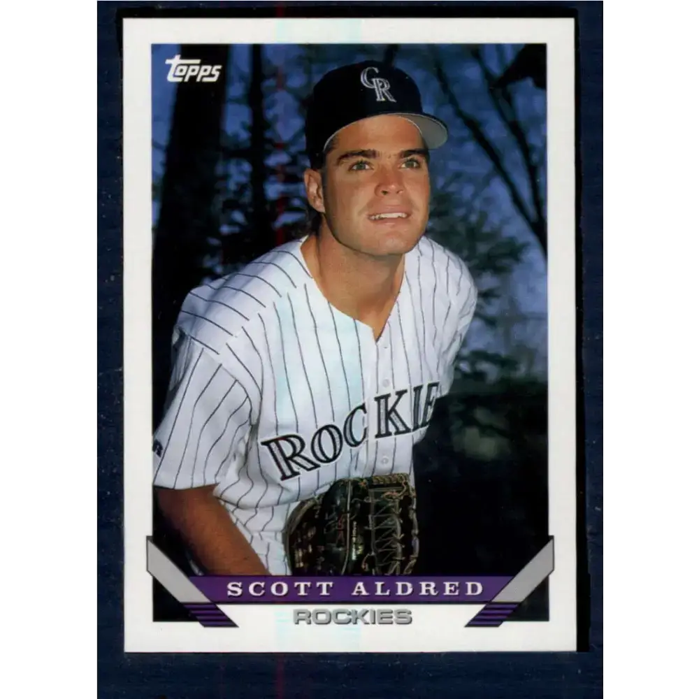 1993 Topps #463 Scott Aldred NM-MT Colorado Rockies Baseball Card - Baseball Card Single