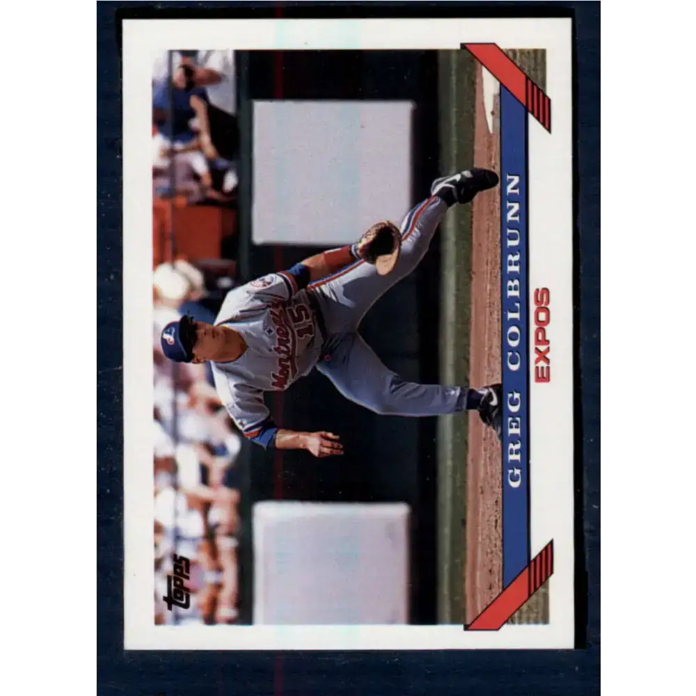 1993 Topps #464 Greg Colbrunn NM-MT Montreal Expos Baseball Card - Baseball Card Single