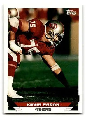 1993 Topps #464 Kevin Fagan - Football Card Single