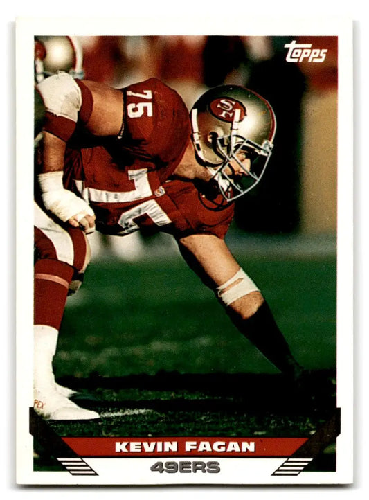 1993 Topps #464 Kevin Fagan - Football Card Single