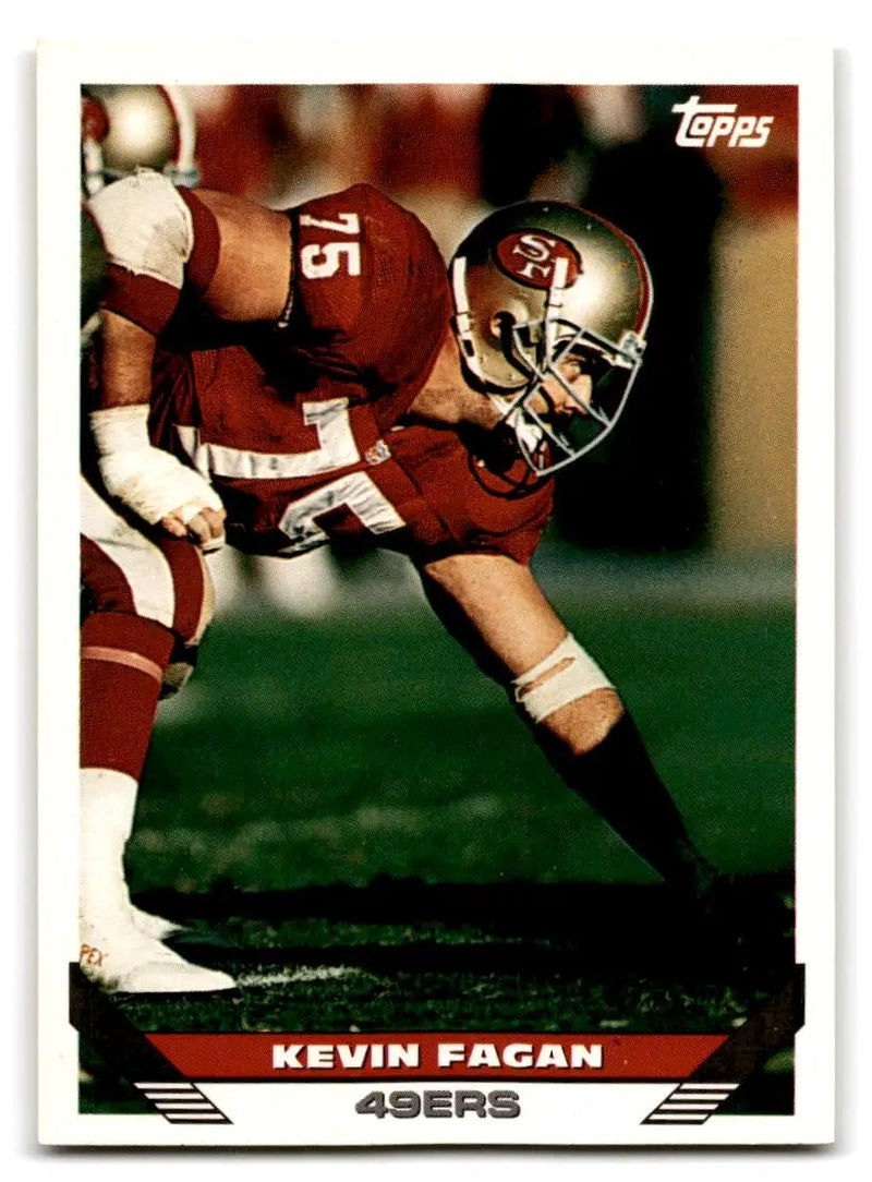 1993 Topps #464 Kevin Fagan - Football Card Single