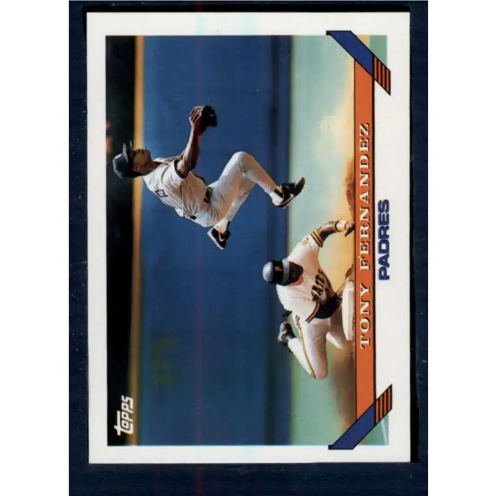 1993 Topps #465 Tony Fernandez NM-MT San Diego Padres Baseball Card - Baseball Card Single
