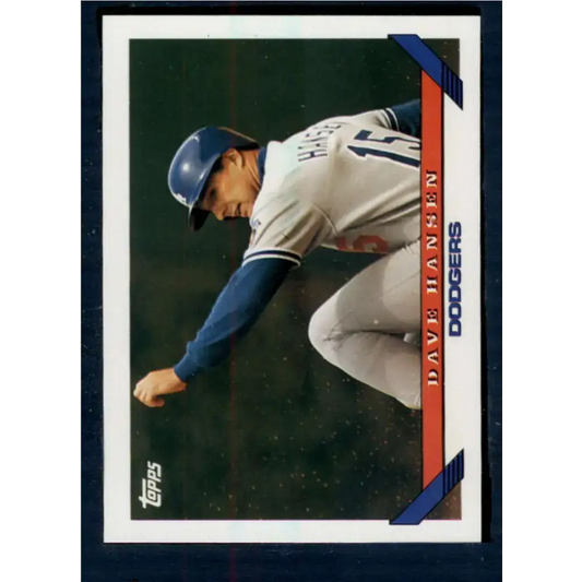 1993 Topps #469 Dave Hansen NM-MT Los Angeles Dodgers Baseball Card