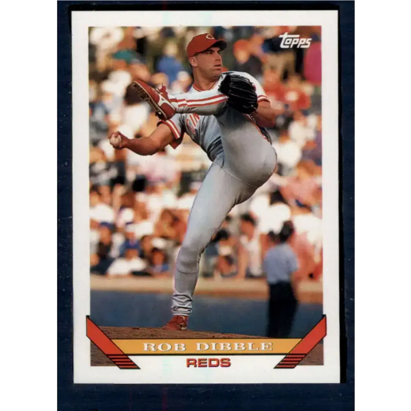 1993 Topps #470 Rob Dibble NM-MT Cincinnati Reds Baseball Card - Baseball Card Single