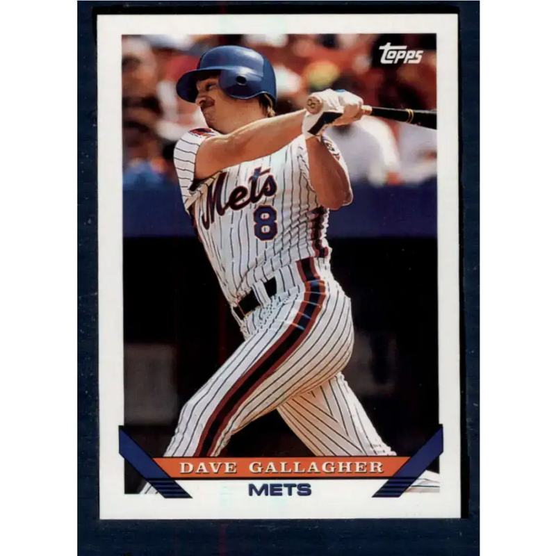 1993 Topps #471 Dave Gallagher NM-MT New York Mets Baseball Card - Baseball Card Single