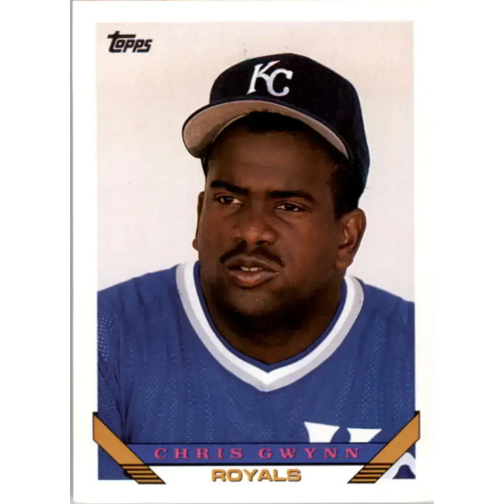 1993 Topps #472 Chris Gwynn NM-MT Kansas City Royals Baseball Card - Baseball Card Single