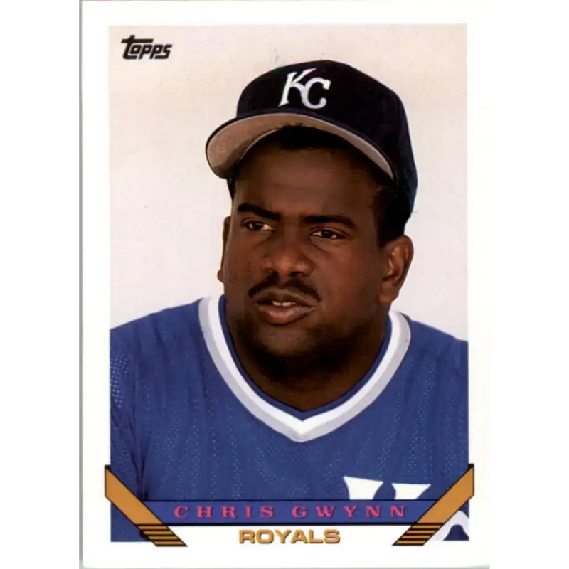 1993 Topps #472 Chris Gwynn NM-MT Kansas City Royals Baseball Card - Baseball Card Single