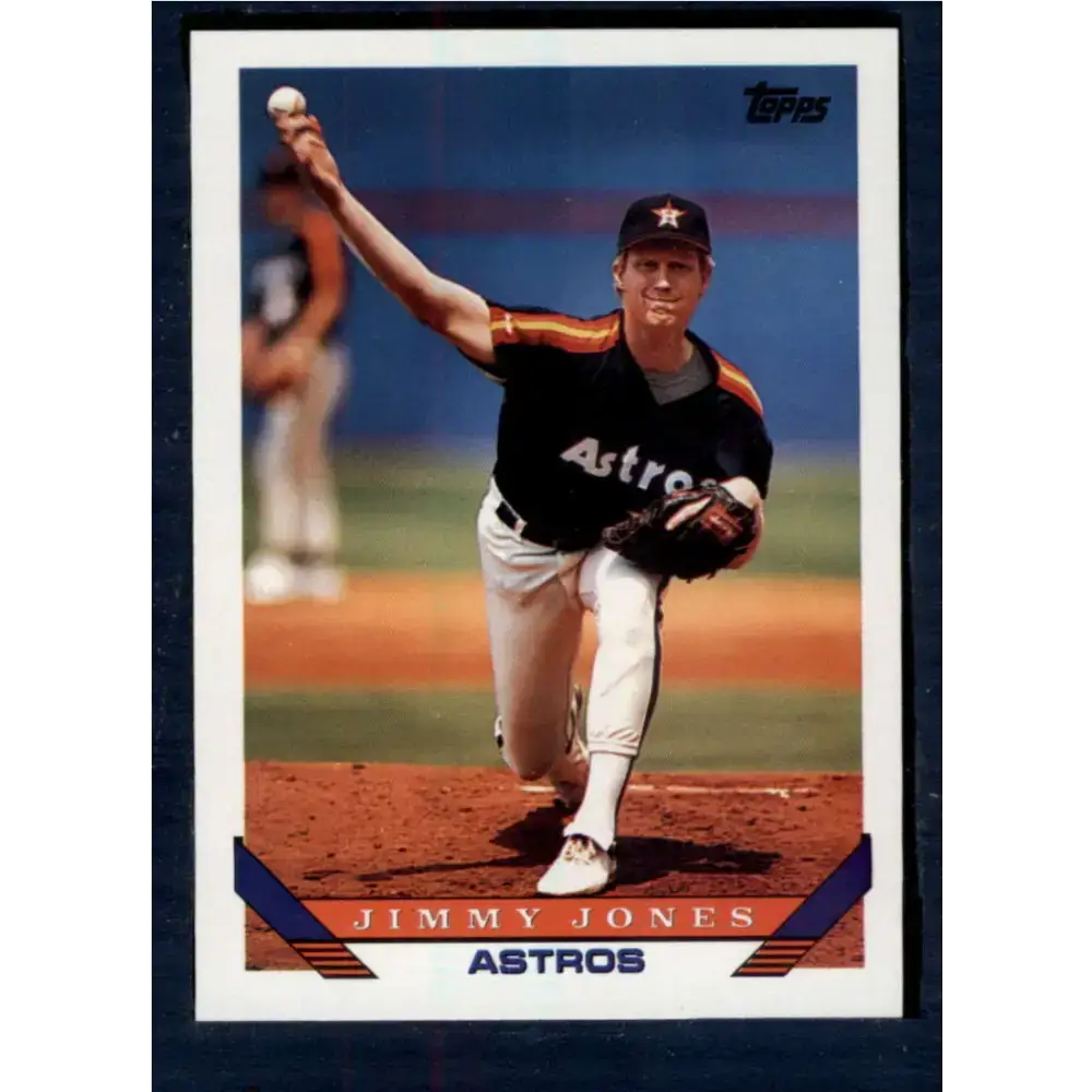 1993 Topps #477 Jimmy Jones NM-MT Houston Astros Baseball Card - Baseball Card Single