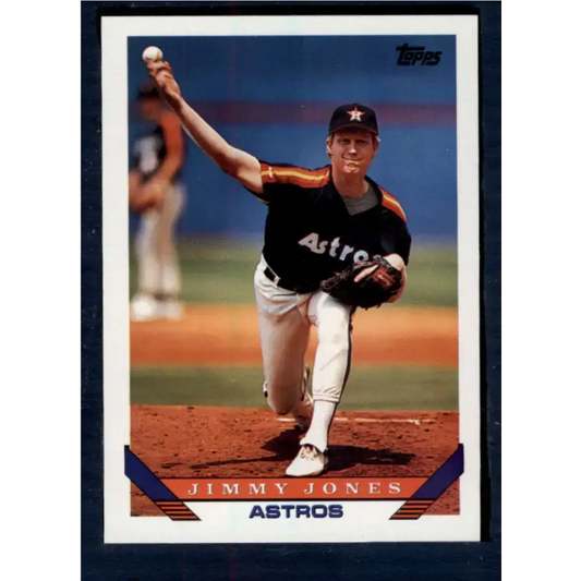1993 Topps #477 Jimmy Jones NM-MT Houston Astros Baseball Card