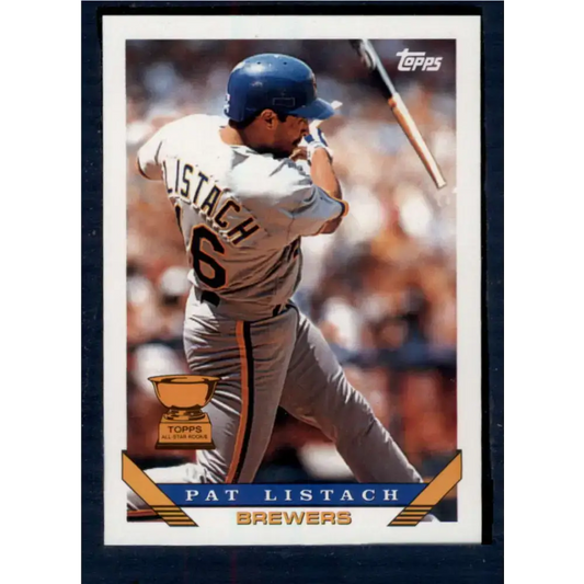 1993 Topps #480 Pat Listach NM-MT Milwaukee Brewers Baseball Card