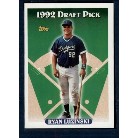 1993 Topps #481 Ryan Luzinski NM-MT RC Rookie Los Angeles Dodgers Baseball Card