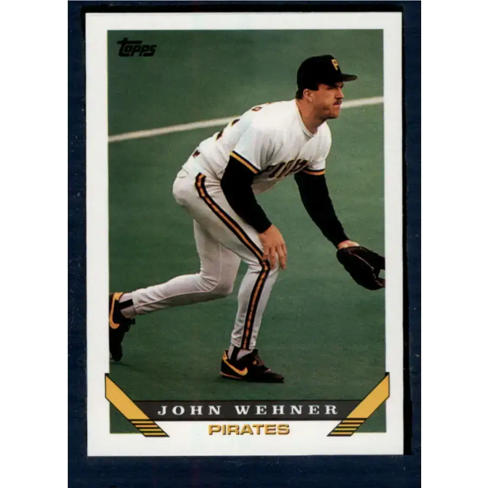 1993 Topps #484 John Wehner NM-MT Pittsburgh Pirates Baseball Card - Baseball Card Single