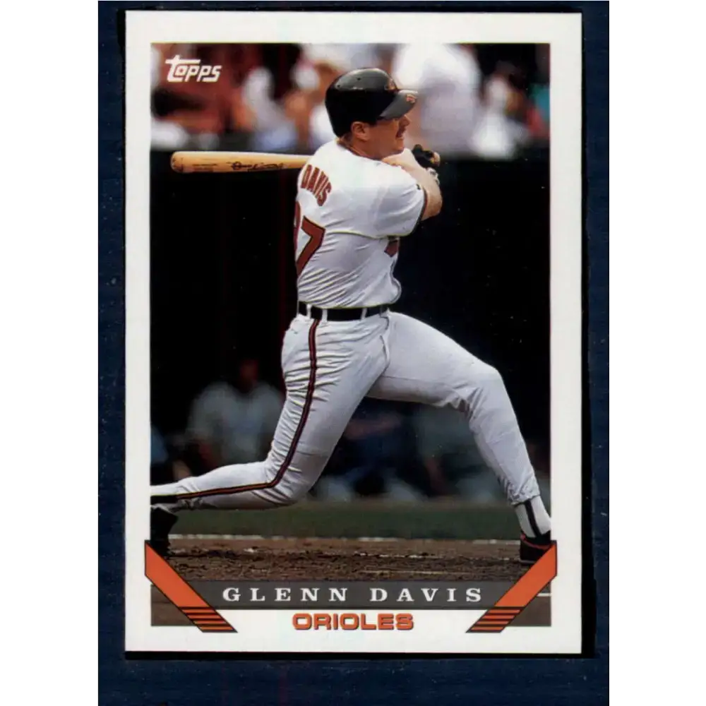 1993 Topps #485 Glenn Davis NM-MT Baltimore Orioles Baseball Card - Baseball Card Single