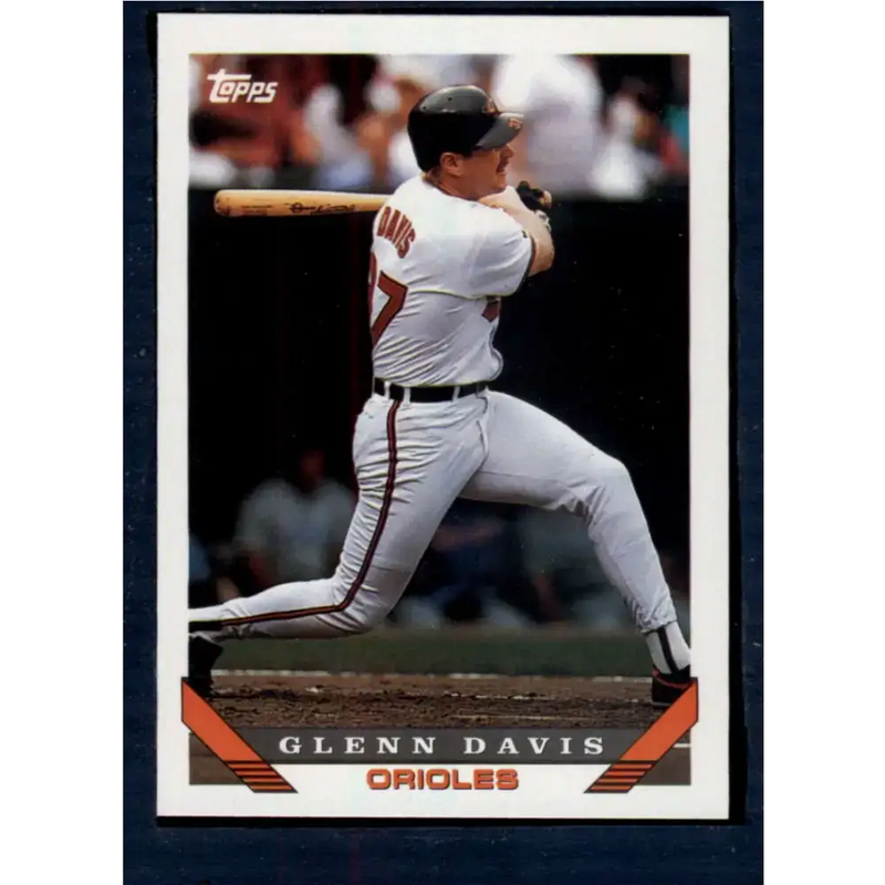 1993 Topps #485 Glenn Davis NM-MT Baltimore Orioles Baseball Card - Baseball Card Single