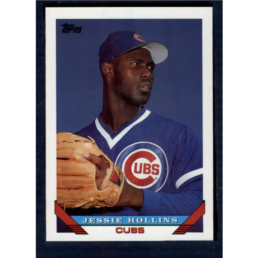 1993 Topps #487 Jessie Hollins NM-MT Chicago Cubs Baseball Card