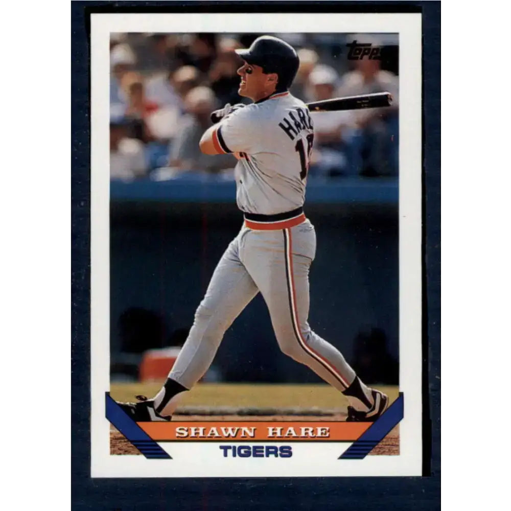 1993 Topps #491 Shawn Hare NM-MT Detroit Tigers Baseball Card - Baseball Card Single