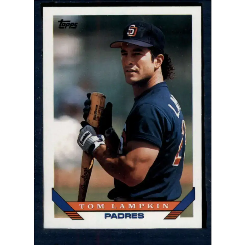 1993 Topps #492 Tom Lampkin NM-MT San Diego Padres Baseball Card - Baseball Card Single