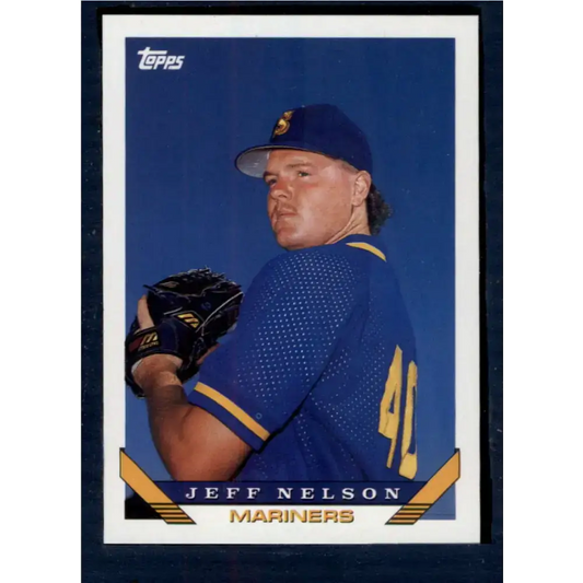 1993 Topps #493 Jeff Nelson NM-MT Seattle Mariners Baseball Card