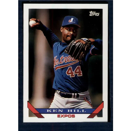 1993 Topps #495 Ken Hill NM-MT Montreal Expos Baseball Card - Baseball Card Single
