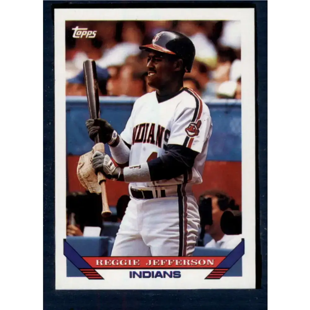 1993 Topps #496 Reggie Jefferson NM-MT Cleveland Indians Baseball Card