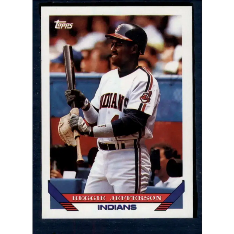 1993 Topps #496 Reggie Jefferson NM-MT Cleveland Indians Baseball Card