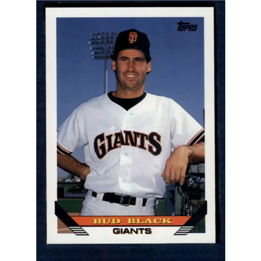 1993 Topps #498 Bud Black NM-MT San Francisco Giants Baseball Card - Baseball Card Single