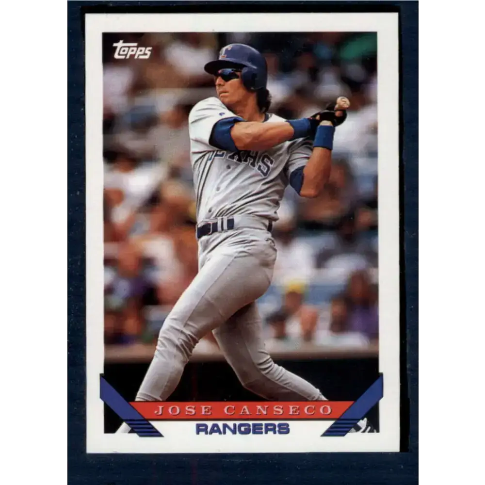 1993 Topps #500 Jose Canseco NM-MT Texas Rangers Baseball Card - Baseball Card Single