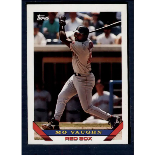 1993 Topps #51 Mo Vaughn NM-MT Boston Red Sox Baseball Card - Baseball Card Single