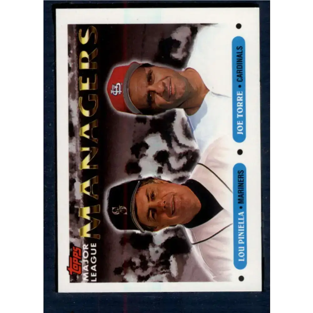 1993 Topps #512 Lou Piniella/Joe Torre NM-MT Seattle Mariners/St. Louis Cardinals Baseball Card - Baseball Card Single