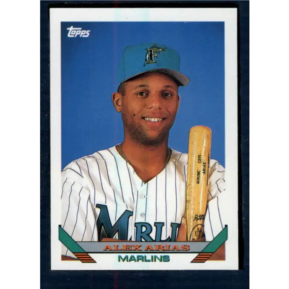 1993 Topps #516 Alex Arias NM-MT Florida Marlins Baseball Card - Baseball Card Single
