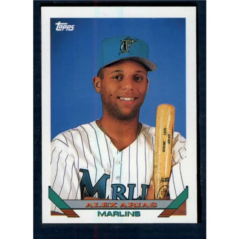 1993 Topps #516 Alex Arias NM-MT Florida Marlins Baseball Card - Baseball Card Single