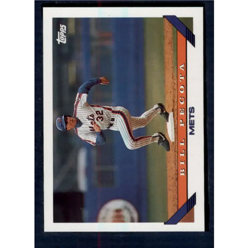 1993 Topps #517 Bill Pecota NM-MT New York Mets Baseball Card - Baseball Card Single