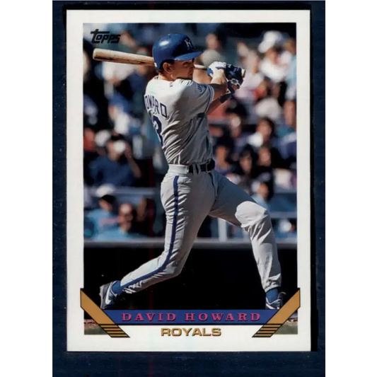 1993 Topps #519 David Howard NM-MT Kansas City Royals Baseball Card - Baseball Card Single