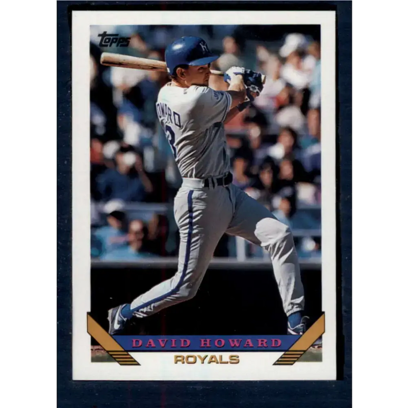 1993 Topps #519 David Howard NM-MT Kansas City Royals Baseball Card - Baseball Card Single
