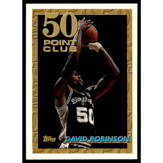 1993 Topps #52 David Robinson NM/MT San Antonio Spurs Basketball Card - Basketball Card Single
