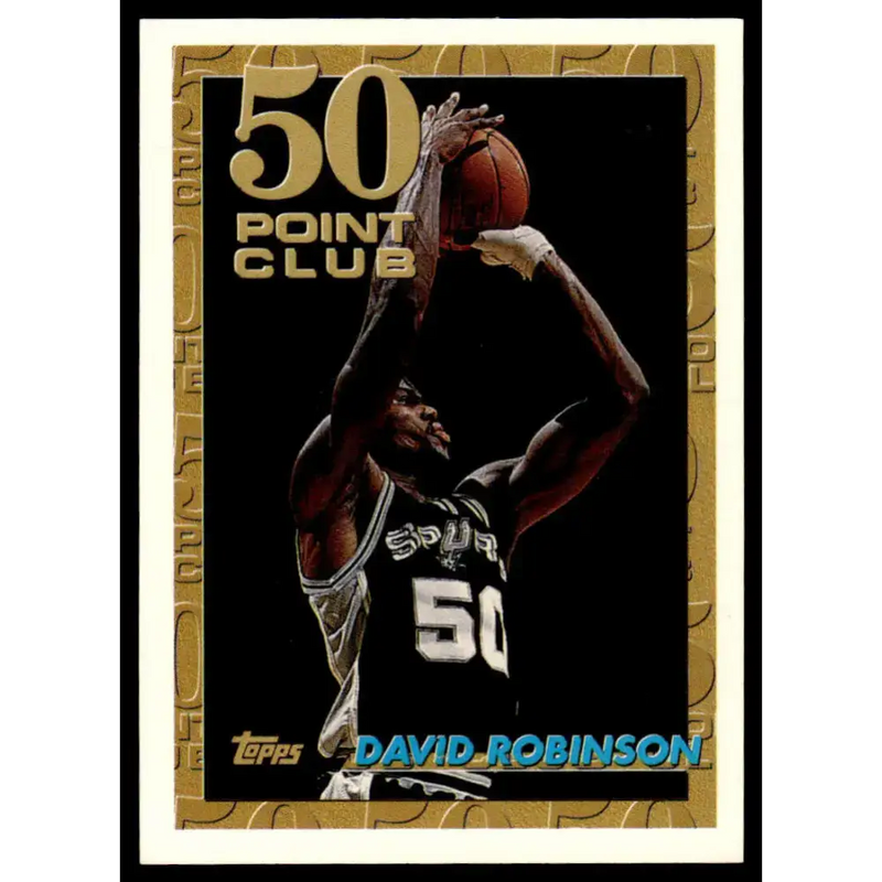 1993 Topps #52 David Robinson NM/MT San Antonio Spurs Basketball Card - Basketball Card Single