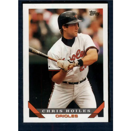 1993 Topps #524 Chris Hoiles NM-MT Baltimore Orioles Baseball Card - Baseball Card Single
