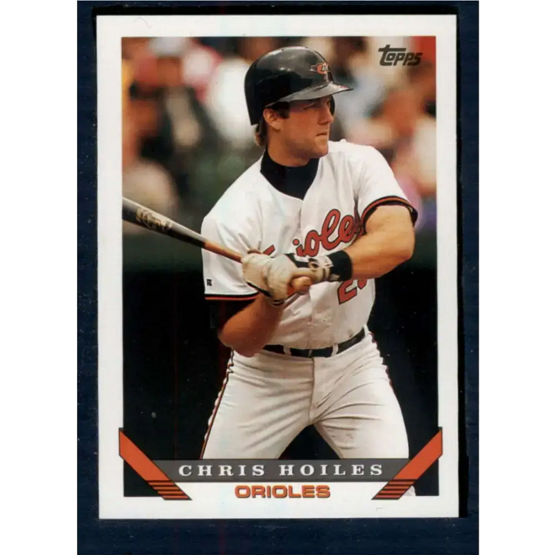 1993 Topps #524 Chris Hoiles NM-MT Baltimore Orioles Baseball Card - Baseball Card Single