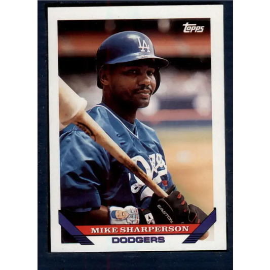 1993 Topps #526 Mike Sharperson NM-MT Los Angeles Dodgers Baseball Card