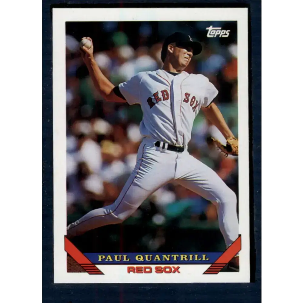 1993 Topps #528 Paul Quantrill NM-MT Boston Red Sox Baseball Card - Baseball Card Single