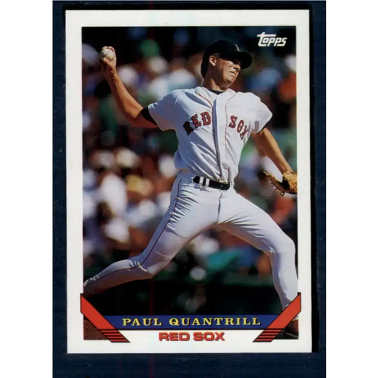1993 Topps #528 Paul Quantrill NM-MT Boston Red Sox Baseball Card - Baseball Card Single
