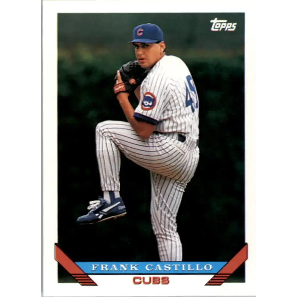 1993 Topps #533 Frank Castillo NM-MT Chicago Cubs Baseball Card - Baseball Card Single