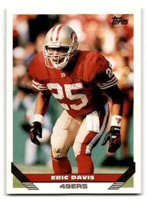 1993 Topps #535 Eric Davis - Football Card Single