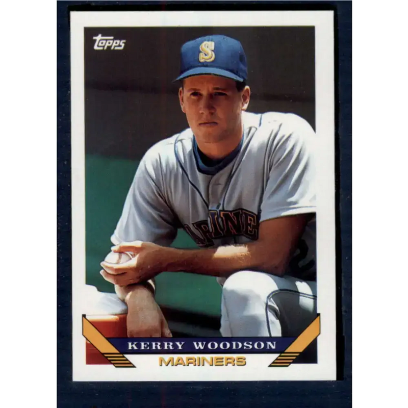1993 Topps #539 Kerry Woodson NM-MT Seattle Mariners Baseball Card - Baseball Card Single