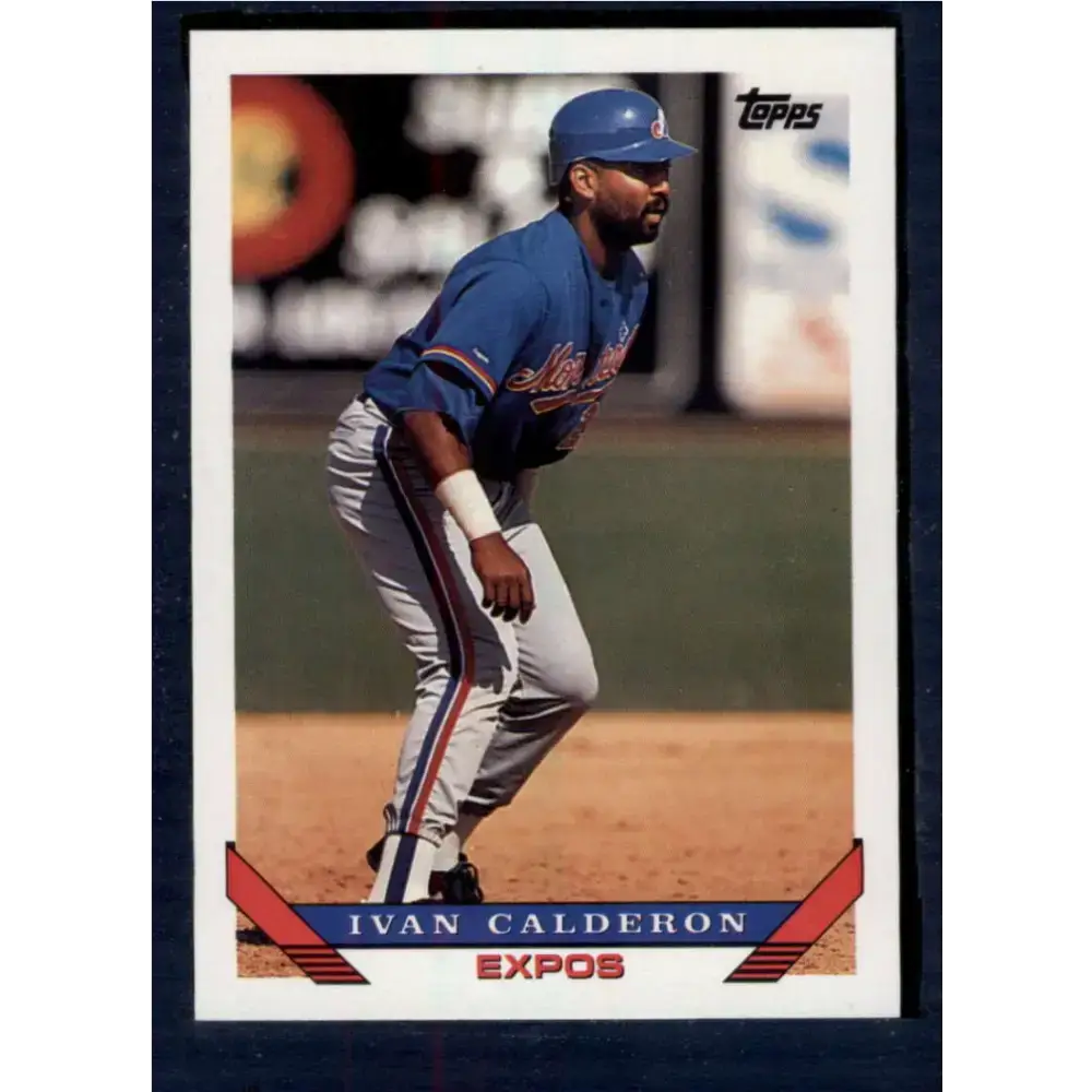 1993 Topps #540 Ivan Calderon NM-MT Montreal Expos Baseball Card - Baseball Card Single