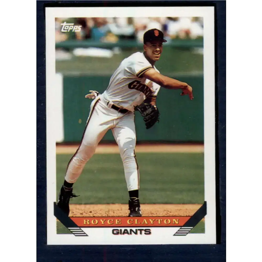 1993 Topps #542 Royce Clayton NM-MT San Francisco Giants Baseball Card - Baseball Card Single