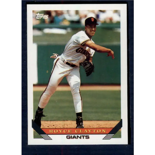 1993 Topps #542 Royce Clayton NM-MT San Francisco Giants Baseball Card - Baseball Card Single