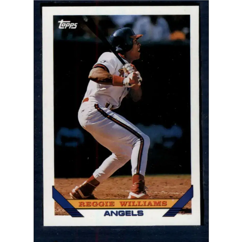 1993 Topps #543 Reggie Williams NM-MT California Angels Baseball Card - Baseball Card Single