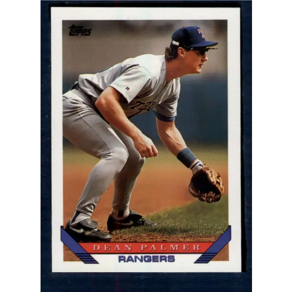 1993 Topps #545 Dean Palmer NM-MT Texas Rangers Baseball Card - Baseball Card Single
